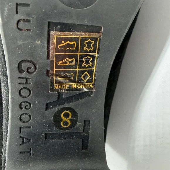 Chocolat Blu Women's Black Suede Mules - Picture 7 of 7